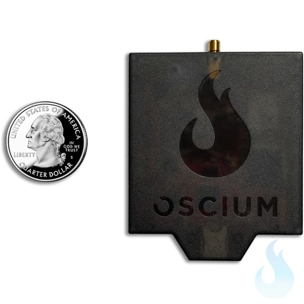 Oscium WiPry 340x compared to quarter.